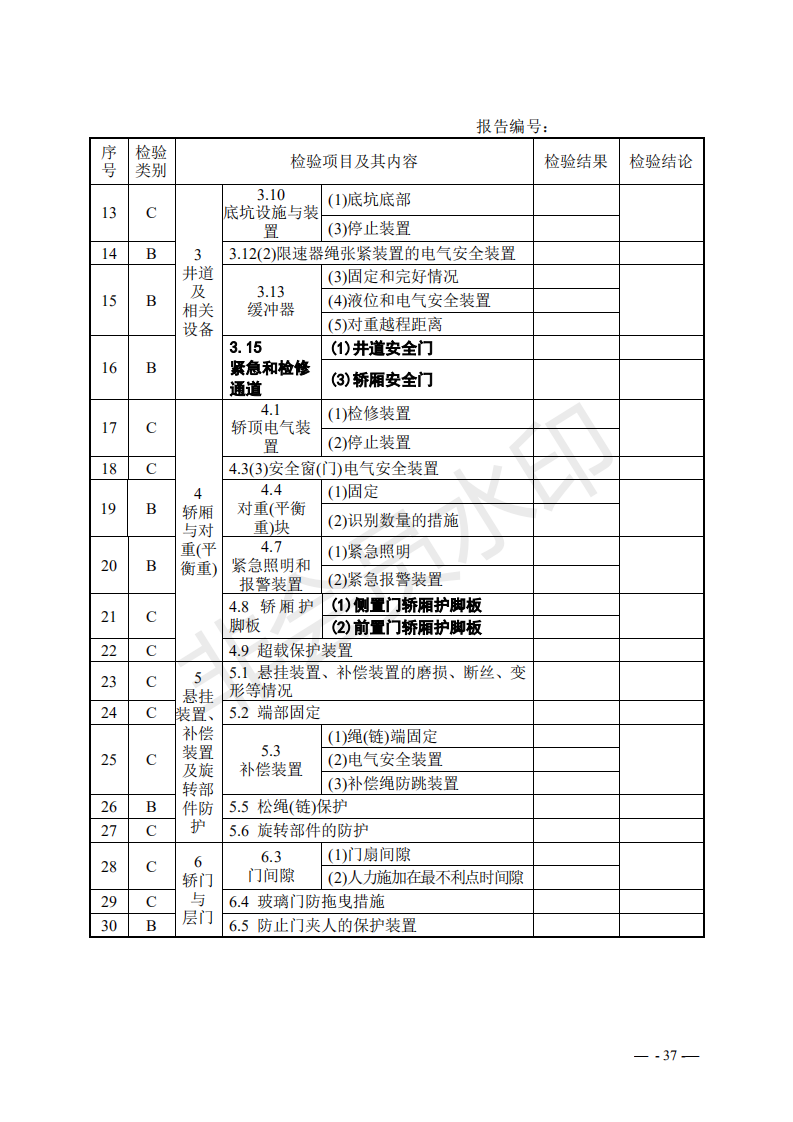 《電梯監(jiān)督檢驗和定期檢驗規(guī)則——曳引與強制驅(qū)動電梯》（TSG T7001—2009）第3號修改單（征求意見稿）