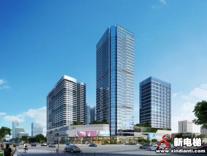 奧的斯電梯助力中山CBD新地標(biāo)