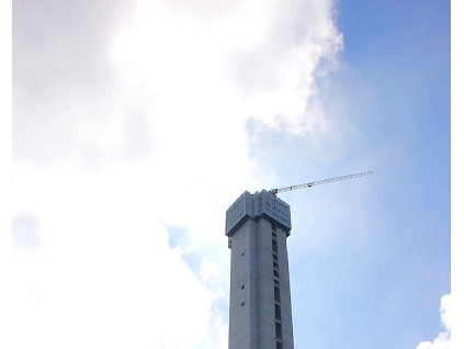 即將竣工的康力288米試驗塔 將刷新世界紀(jì)錄