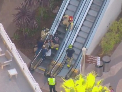 美國圣地亞哥4歲兒童因自動扶梯事故住院治療