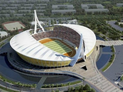 康力電梯服務(wù)中國援柬埔寨國家體育場