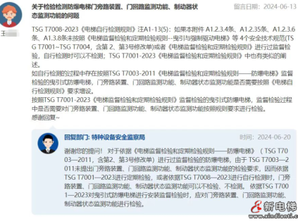 提醒！總局最新答復(fù)：事關(guān)防爆電梯3個(gè)檢驗(yàn)、檢測項(xiàng)目……