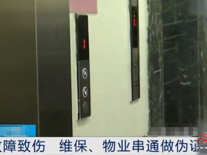 江蘇：業(yè)主乘坐電梯受傷，維保、物業(yè)串通做偽證，電梯維保單位被罰5萬元