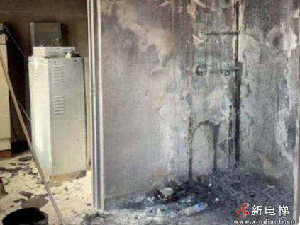 北京一小區(qū)施工人員在更換電梯切割作業(yè)時機(jī)房??起火被罰?