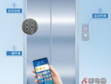 湖北咸寧某小區(qū)能用手機遠程控制電梯自動到一樓迎接拜訪客人