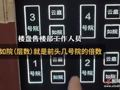 回家乘電梯操作堪比奧數(shù)題！山西臨汾某小區(qū)第四代住宅設(shè)計(jì)遭業(yè)主吐槽