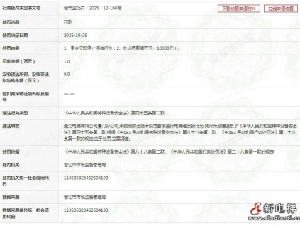 通力電梯廈門分公司未按要求維保被罰