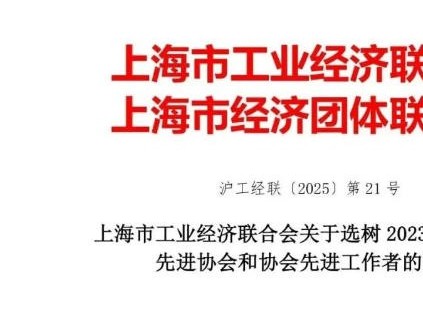 上海市電梯行業(yè)協(xié)會(huì)獲評市工經(jīng)聯(lián)2023—2024年度先進(jìn)協(xié)會(huì)稱號！