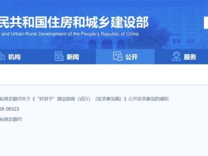 住房城鄉(xiāng)建設(shè)部起草《“好房子”建設(shè)指南》 明確電梯建設(shè)核心標(biāo)準(zhǔn)